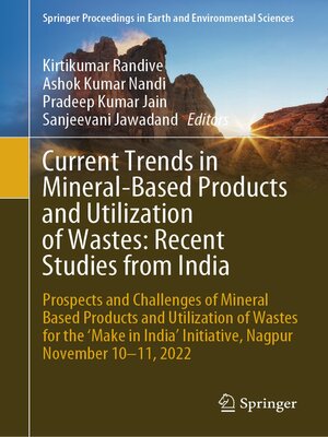 cover image of Current Trends in Mineral-Based Products and Utilization of Wastes